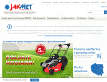 Tablet Screenshot of jakmet.pl